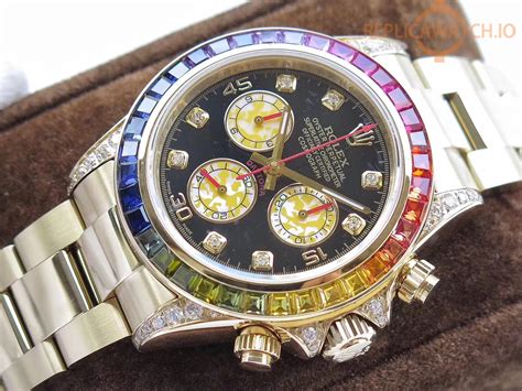 rainbow daytona rolex replica|knockoff daytona rolex for sale.